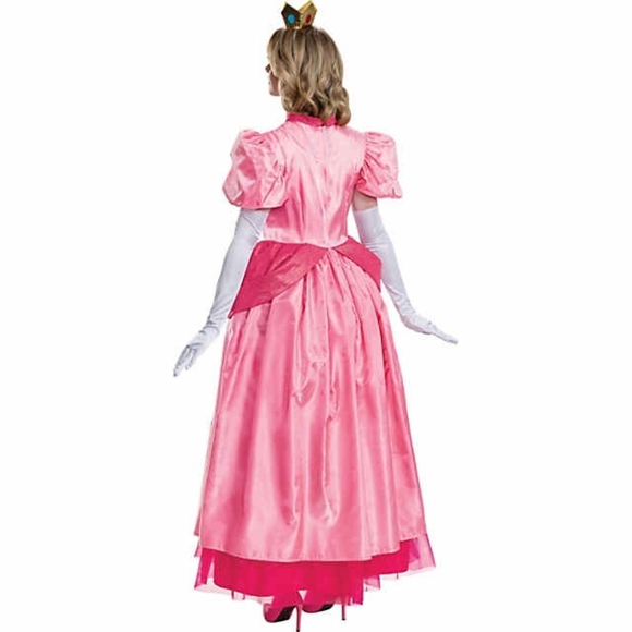 Super Mario Princess Peach Pink Dress Women's L (12/14) - Picture 5 of 5